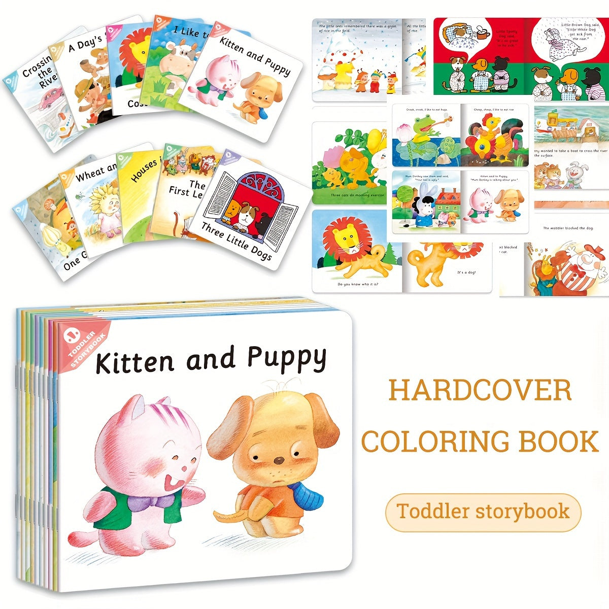 Children's Fairy Tale and Mythology Book Set for Ages 4+ Hardcover 10-Volume