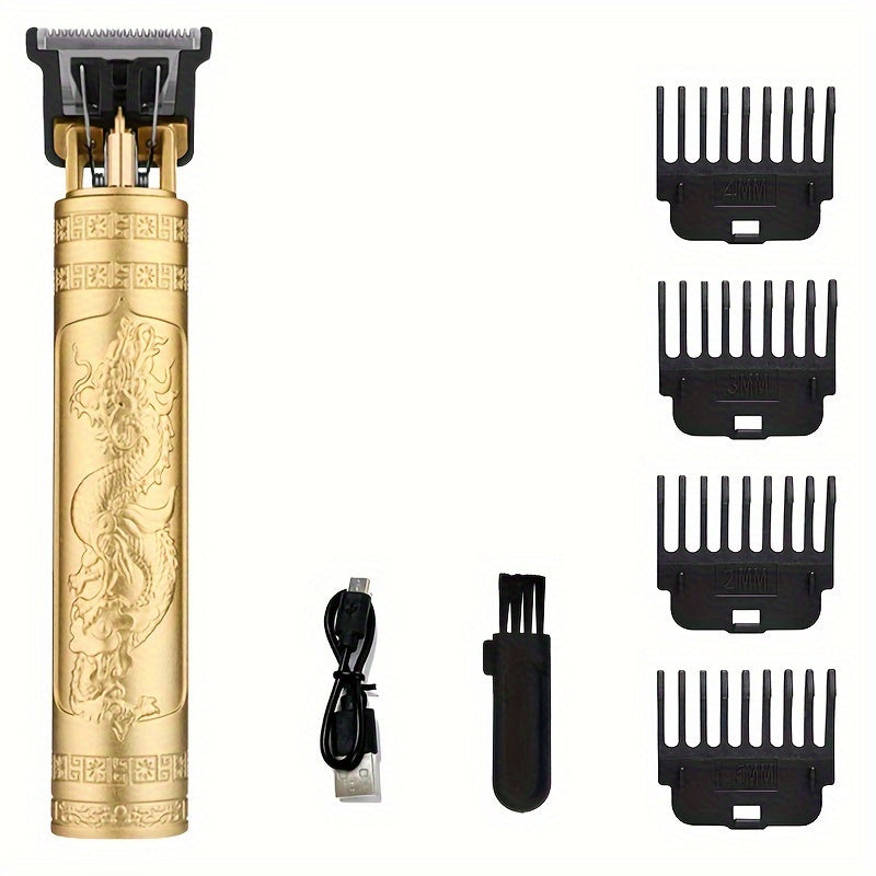Men's Wireless Hair Clipper Professional Trimmer Rechargeable Lithium Battery