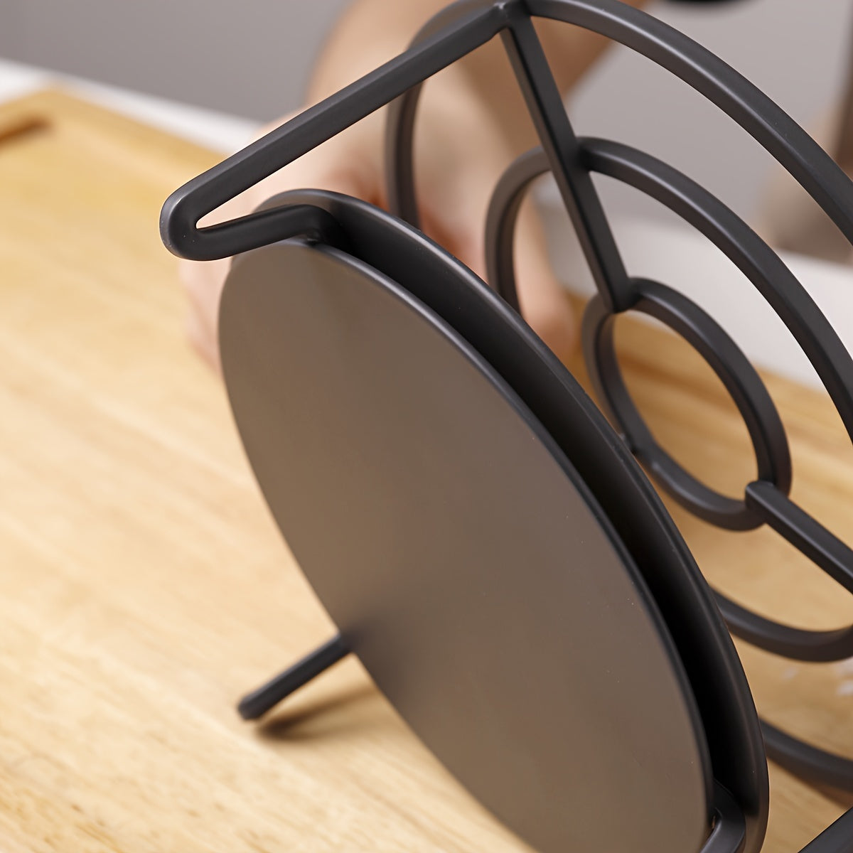 Ijodiy Portativ Qora Temir Choy va Qahva Isitgichi, Qulay Atrofdagi Olov, Uyda Choynik Izolyatsiyasi va Bezak Ornament