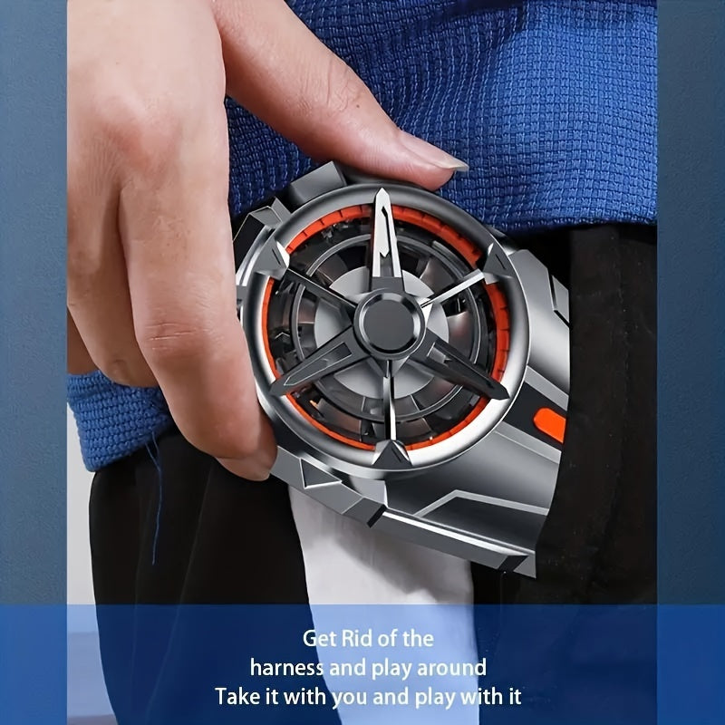 Mobile Phone Cooling Fan with Rechargeable Battery Silent Adjustable Speed Radiator