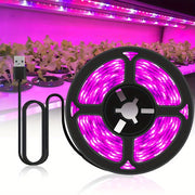 USB Powered LED Grow Light Strip 2m 5m Full Spectrum Indoor Plant Greenhouse