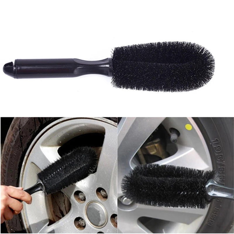 Car Wheel Brush Plastic Dust Cleaner Car Rim Cleaning Tool