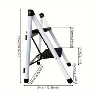 Aluminum Folding Step Ladder for Indoor Use and Flower Arrangements