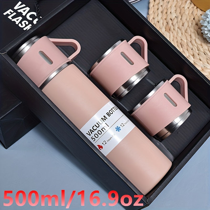 500ml Stainless Steel Thermal Mug Vacuum Insulated for Hot Cold Beverages Outdoor Office
