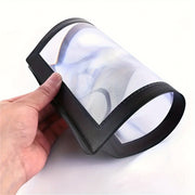 Handheld Magnifying Glass for Seniors 3X Large PVC No Batteries Needed