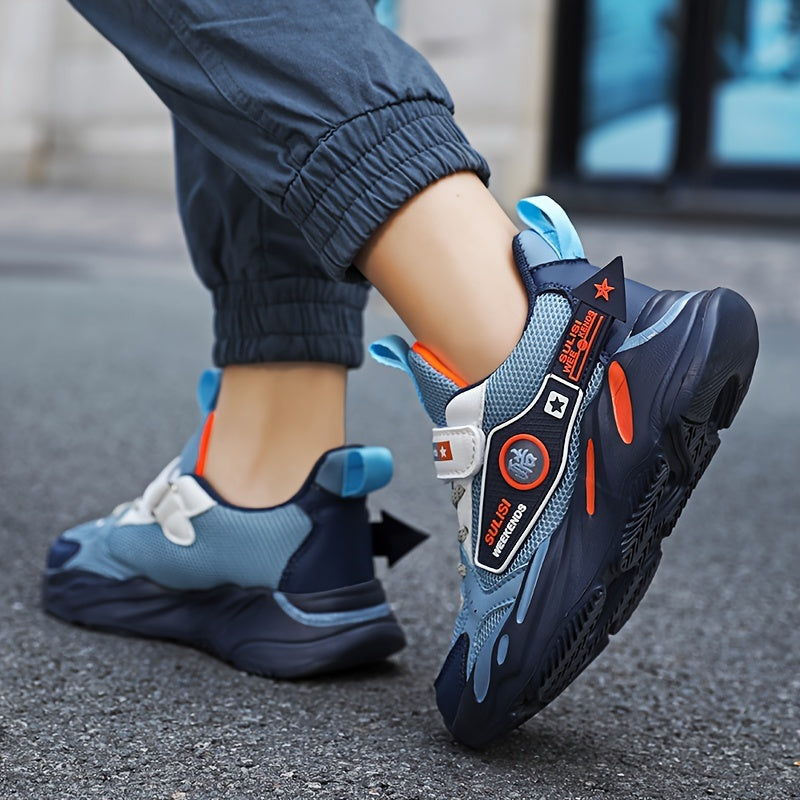 Children's Breathable Mesh Sneakers for Boys and Girls Non-Slip Sole All-Season