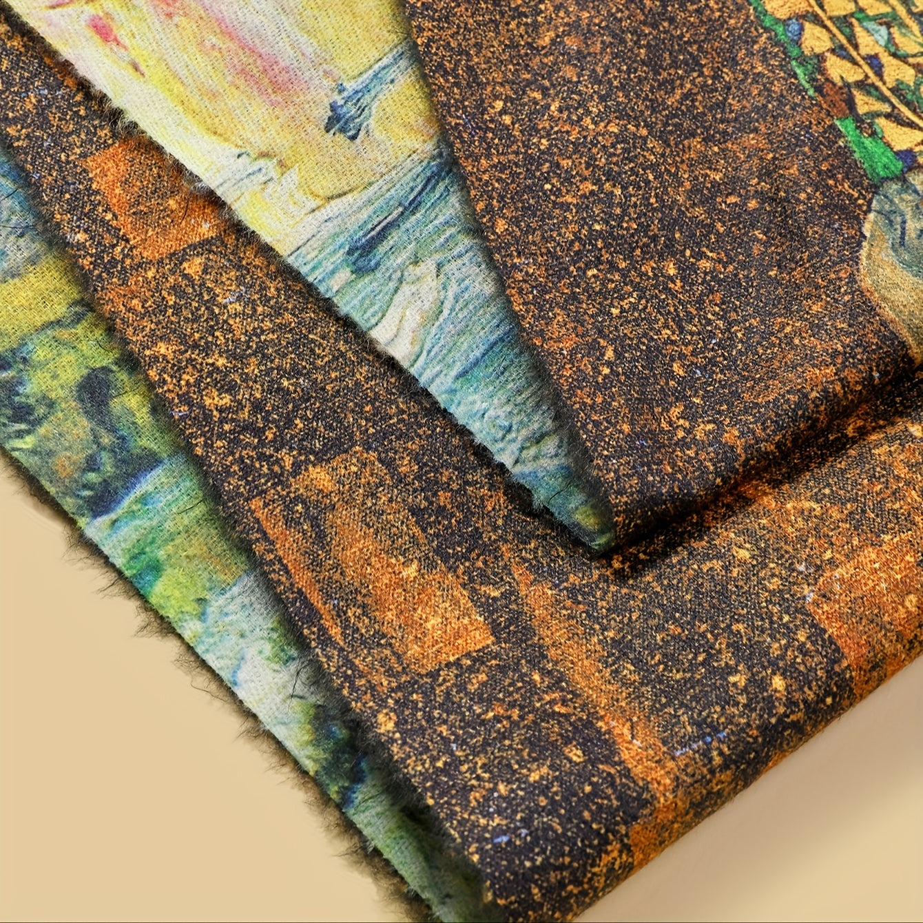 Печать искусства поцелуя Клима Шарф из кашемира с длинными кисточками зимний платок цифровая печать