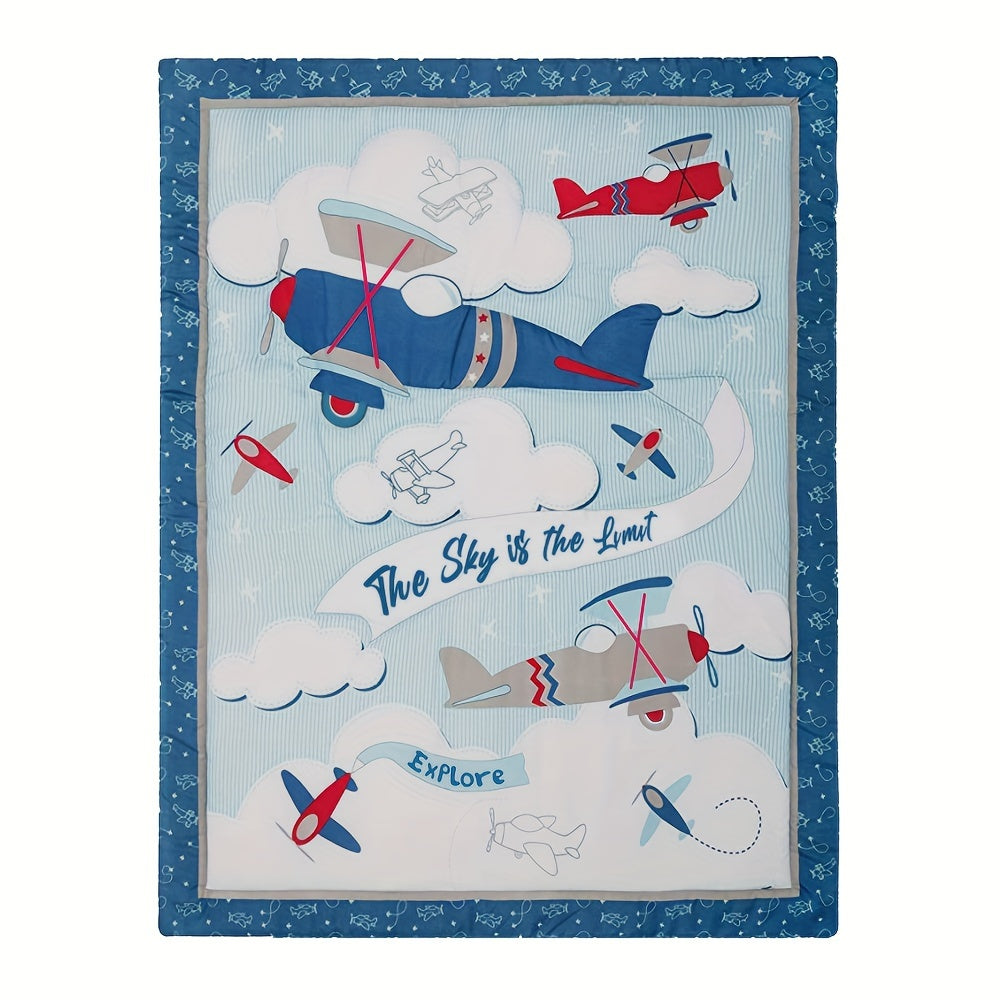 Manta de bebé para cuna 84x107cm de algodón suave para cama o cuna para niños y niñas