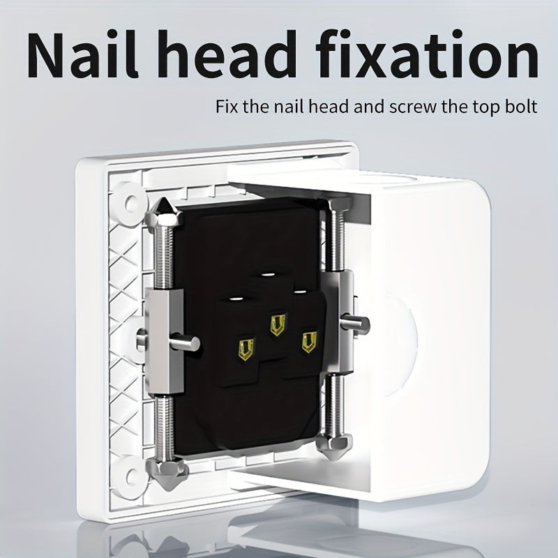 Conjunto de caja de conexiones eléctricas 86 Tipo 118 Tipo 10 con caja inferior, caja oscura, reparador, interruptor