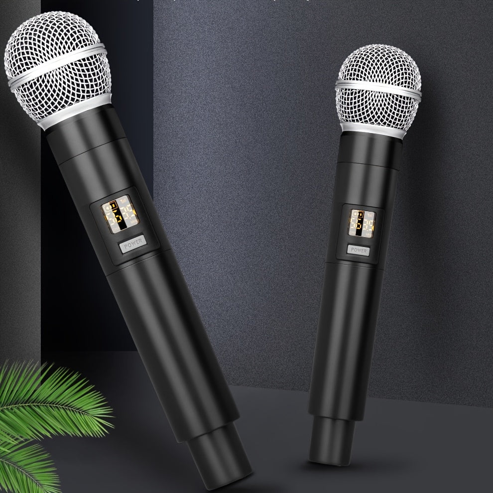 Professional 4-Channel Audio Mixer with Built-in Receiver for Karaoke and Recording Studio