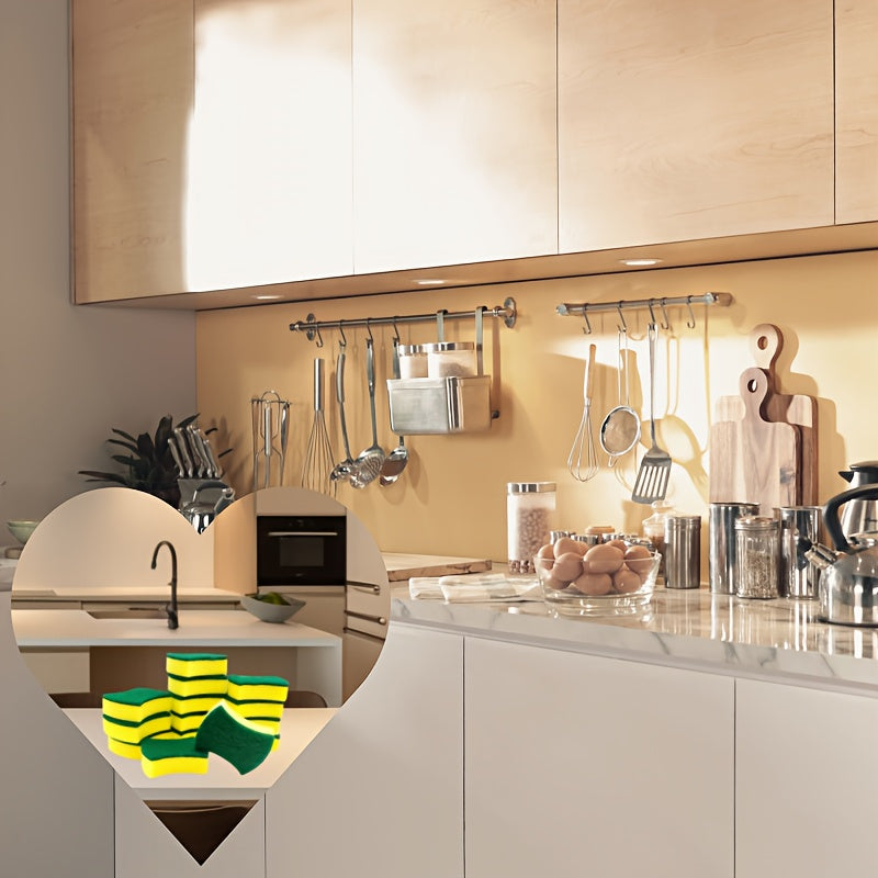 12 yoki 24 dona Oshxona tozalash to'plami quyidagilarni o'z ichiga oladi: Gubkalar, Idish sochiqlari, Tozalash matolari va Chizishdan himoyalovchi gubkalar.