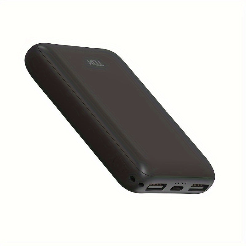 5000mAh Portable Power Bank with USB-C Dual Outputs for iPhone and Android