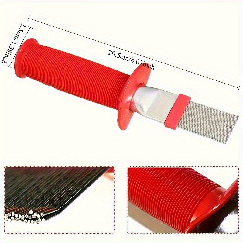 1pc Stainless Steel Coil Comb for Air Conditioner Fin Cleaning, Adjustable, Durable