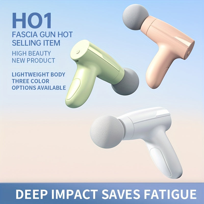 Kichik Mini Fascia Qurollari, portativ, jim ishlash, uzoq muddatli batareya va mushak og'rig'ini kamaytirish uchun mo'ljallangan. Sport va ofisda foydalanish uchun mukammal, Oq, Yashil, Pushti ranglarda mavjud.