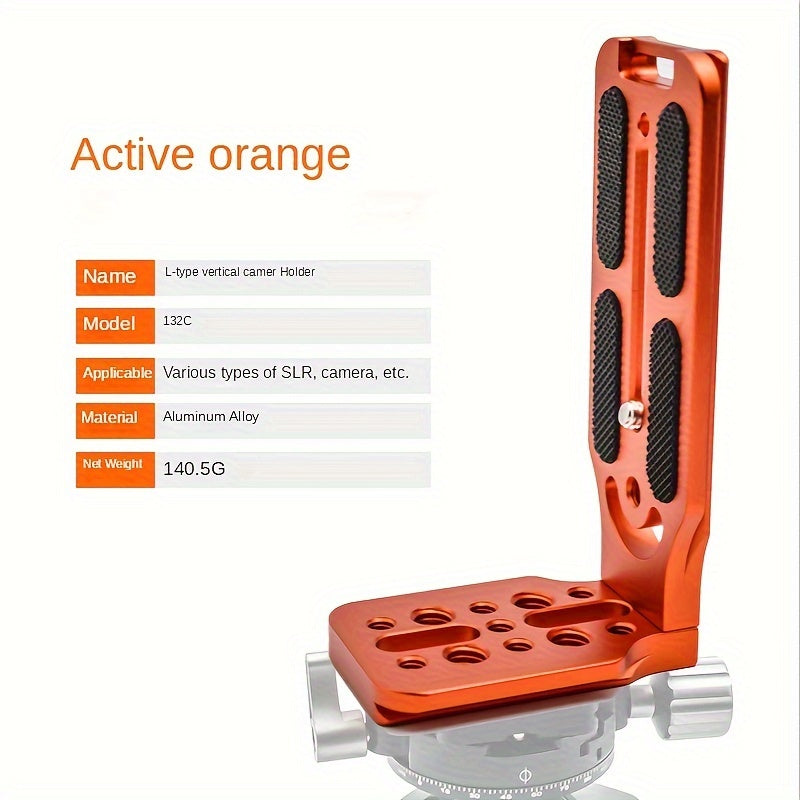 Waterproof Metal DSLR Camera L Bracket with 1/4 Inch Screw and Quick Release Plate