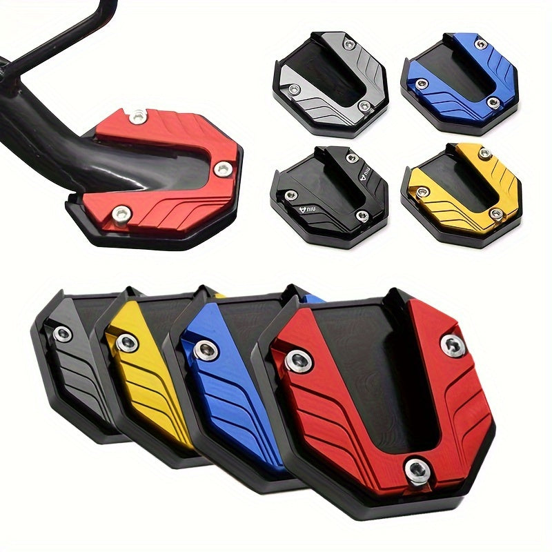 Universal Motorcycle Kick Stand Non-slip Edge Brace Side Footrest Accessories