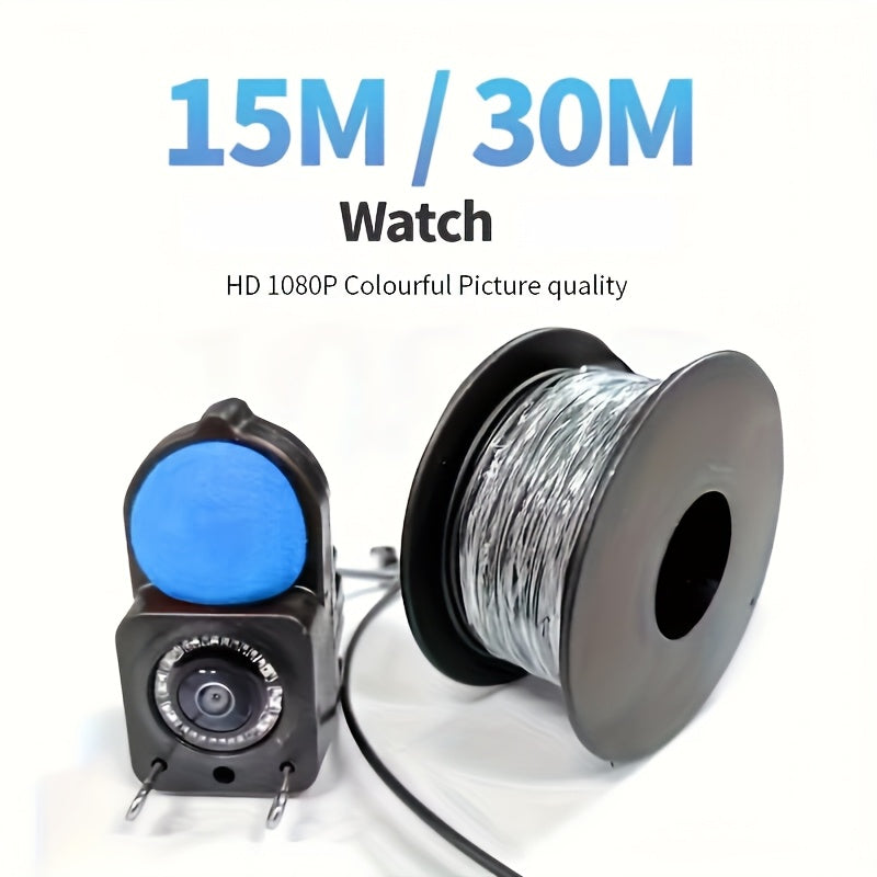 4,3-дюйковый подводный эхолот с HD-дисплеем, ночным видением и камерой для рыбалки