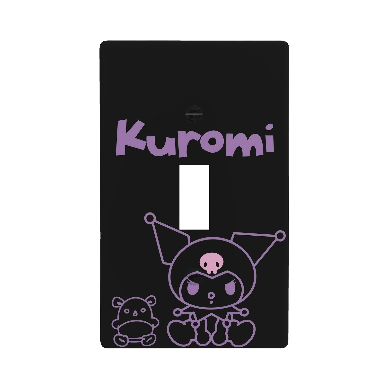 Kuromi Light Switch Cover Decorative Wall Plate Easy to Install for Home Decor