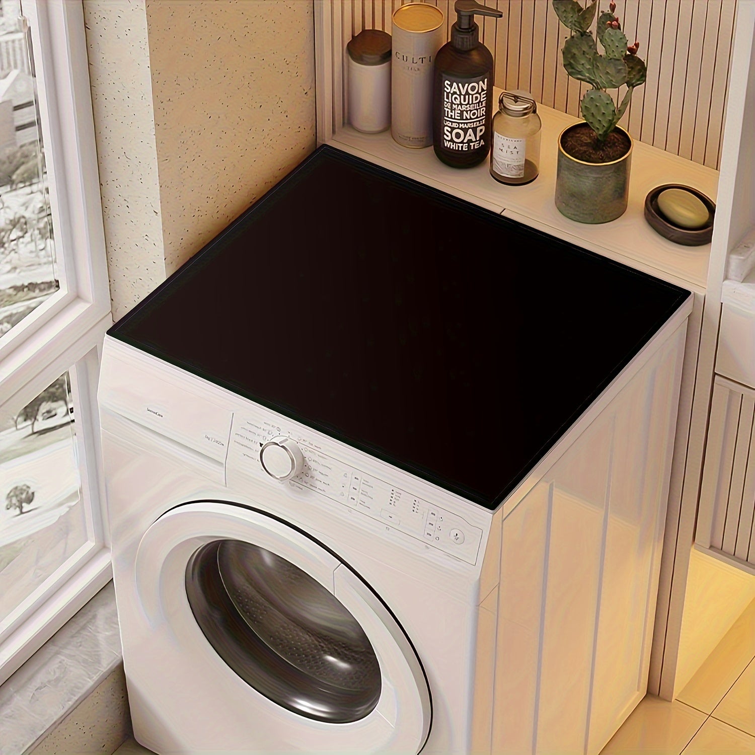 Machine Cover Cushion Diatomaceous Mud Water Absorption Anti Slip Dirt Resistant Countertop Mat