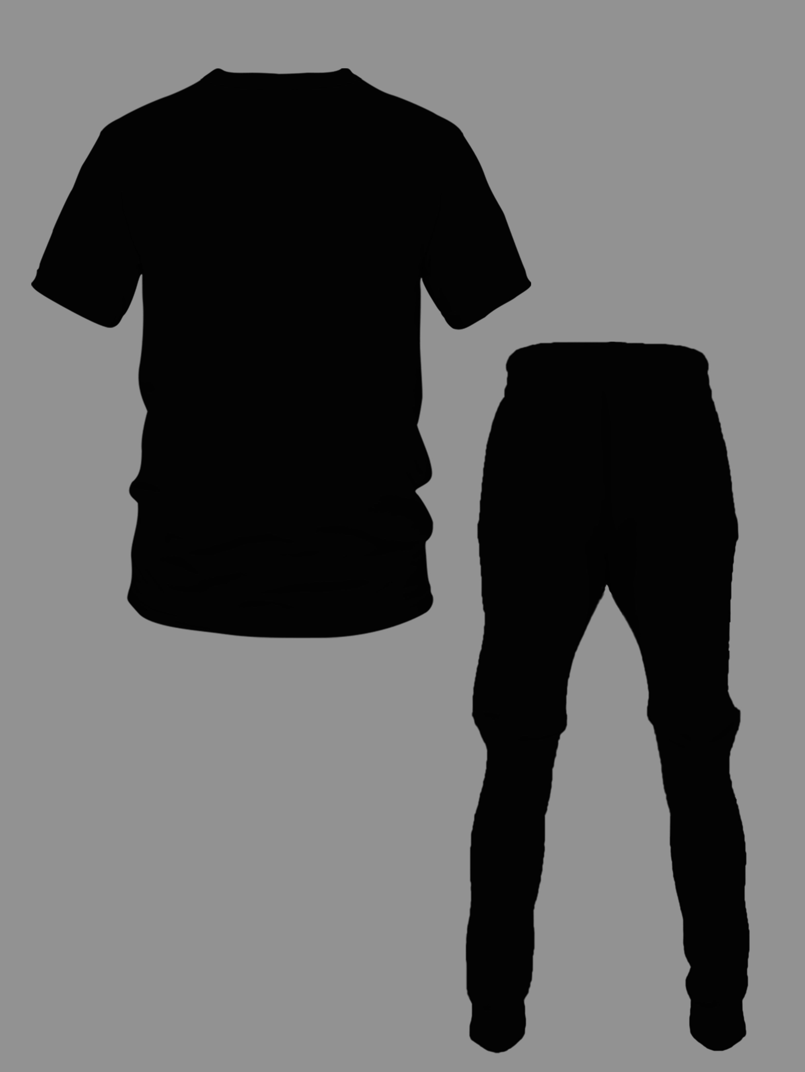 Plus Size Men's Athletic Set Includes Paris Graphic T-Shirt and Joggers Casual Sportswear