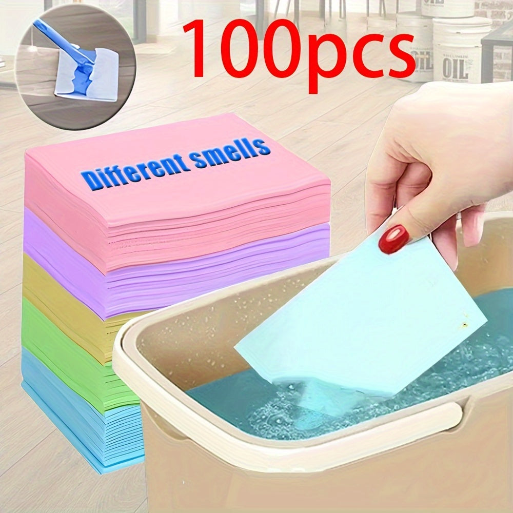 100 Citrus Jasmine Scented Floor and Toilet Cleaning Tablets Multi-Color 100 Pack