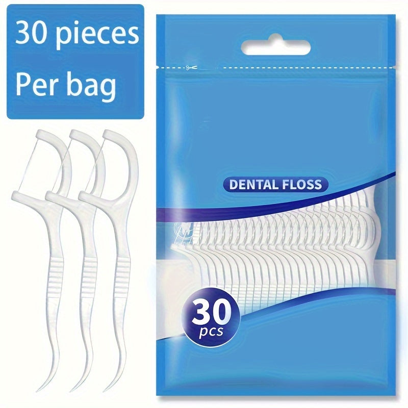 100/50/30 Dental Flosser Picks for Oral Care Portable Disposable Travel