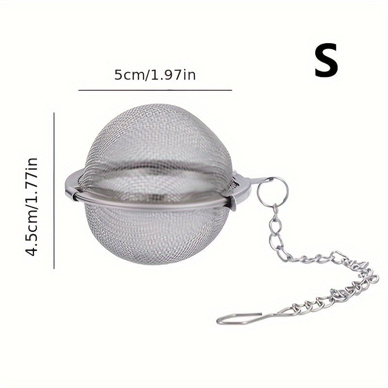 Durable Mesh Stainless Steel Tea Infuser for Loose Leaf Tea and Spices