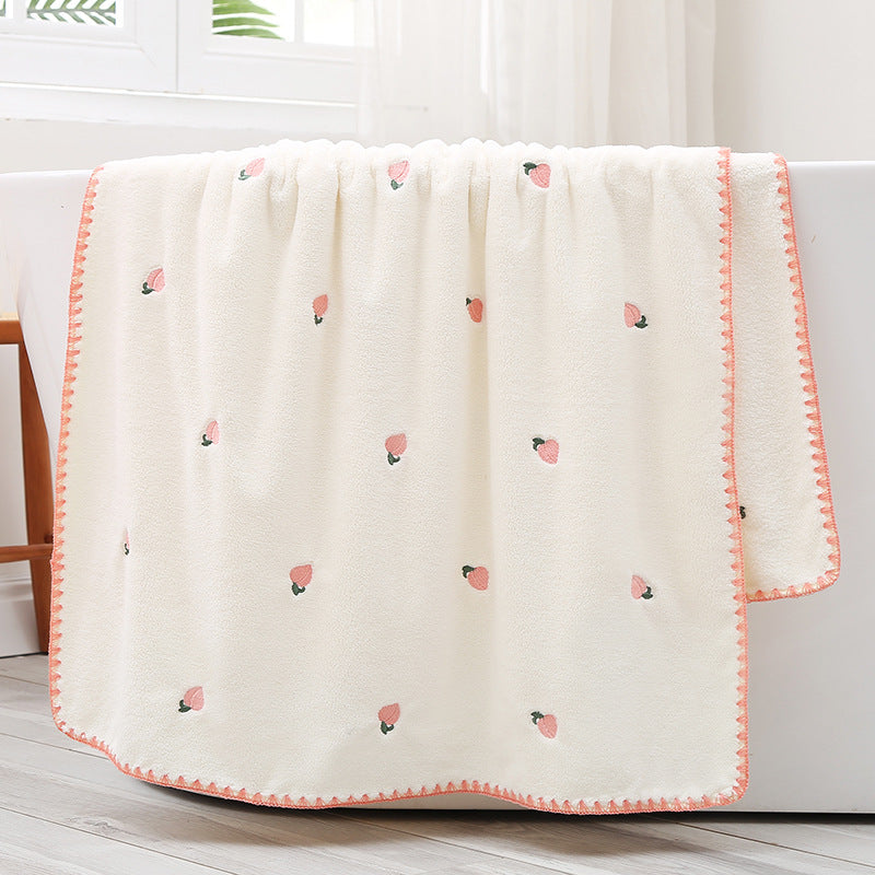 Набор полотенец Peach Lemon, впитывающий влагу, для волос, склонных к выпадению, водопоглощающий