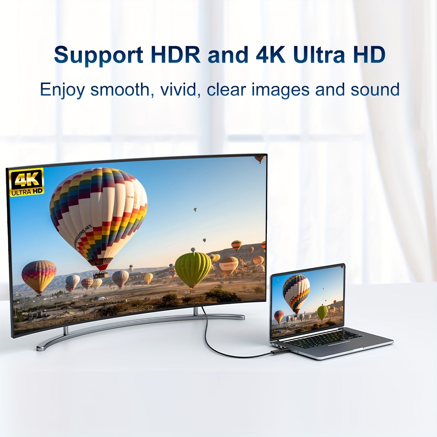 DisplayPort to HDTV Converter 4K Male to Female High-Resolution Adapter