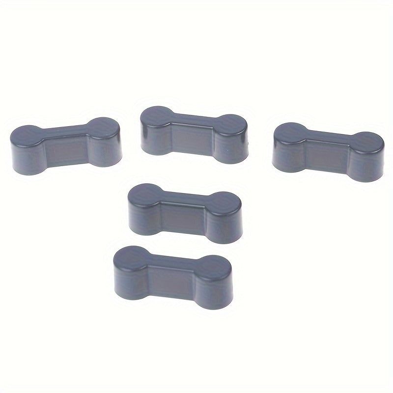 Grey Wooden Track Connectors for Accessories No Power Needed Set of 5