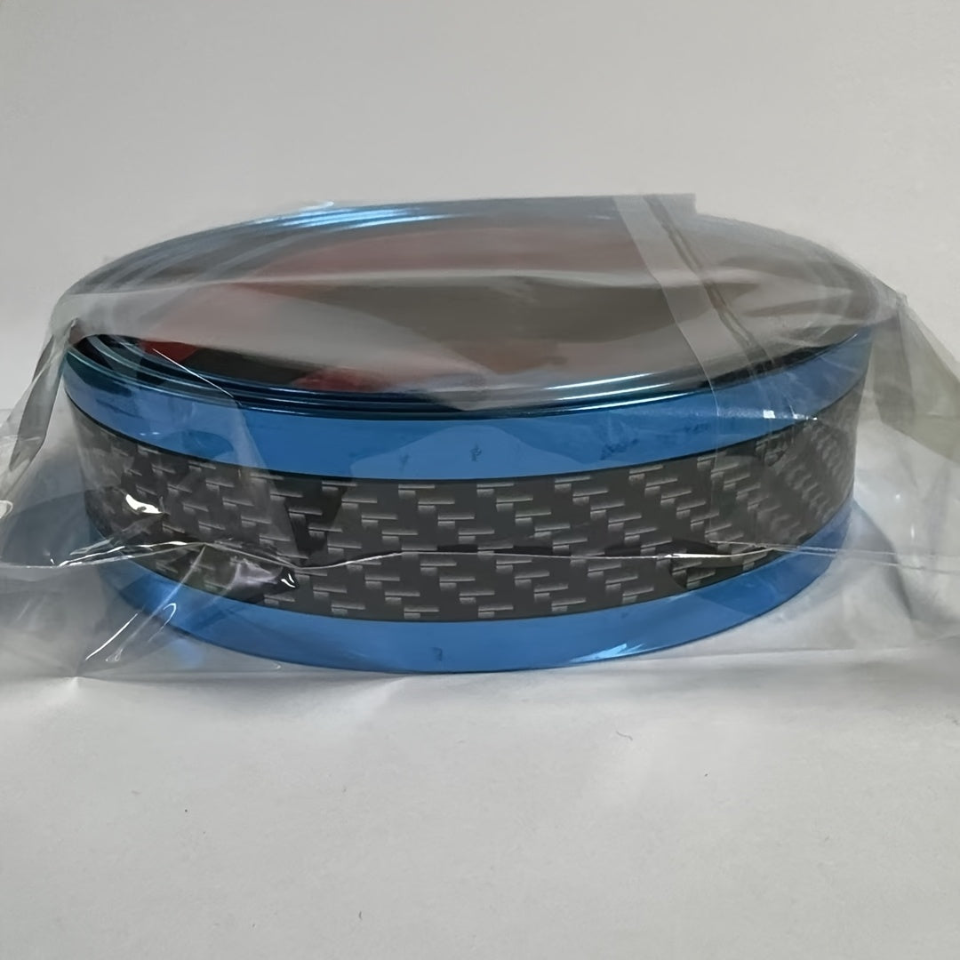 Car Door Sill Protector Rubber Strip Carbon Fiber Bumper Film Sticker