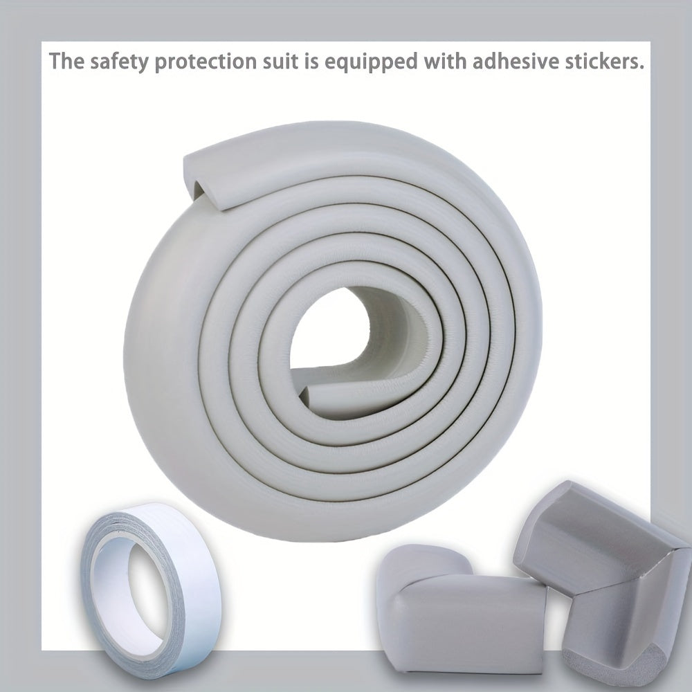 2m Protective Corner Guard Set with 8 Anti-Collision Corner Protectors for Furniture and Walls