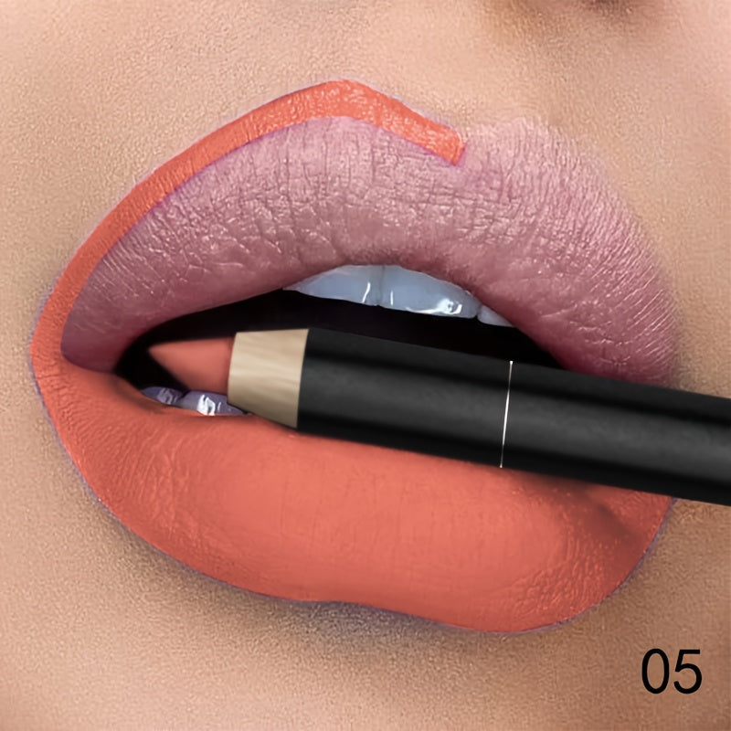 Lápiz de perfilador de labios mate para mujer, de larga duración, tono baya, 1 pieza

Source:
Women Matte Lip Liner Pencil, Long Lasting, Berry Tone, 1 Piece