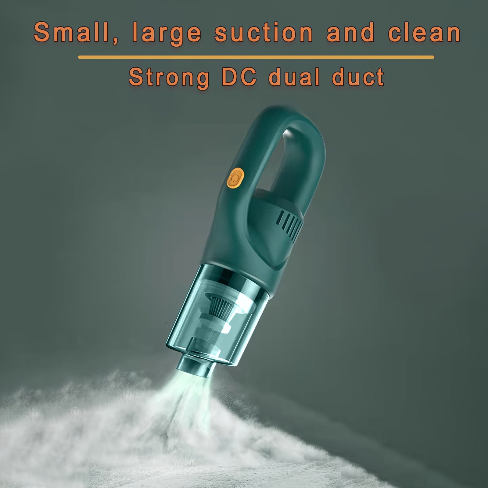 Wireless Handheld Vacuum Cleaner with Cyclone Suction for Car Office Home