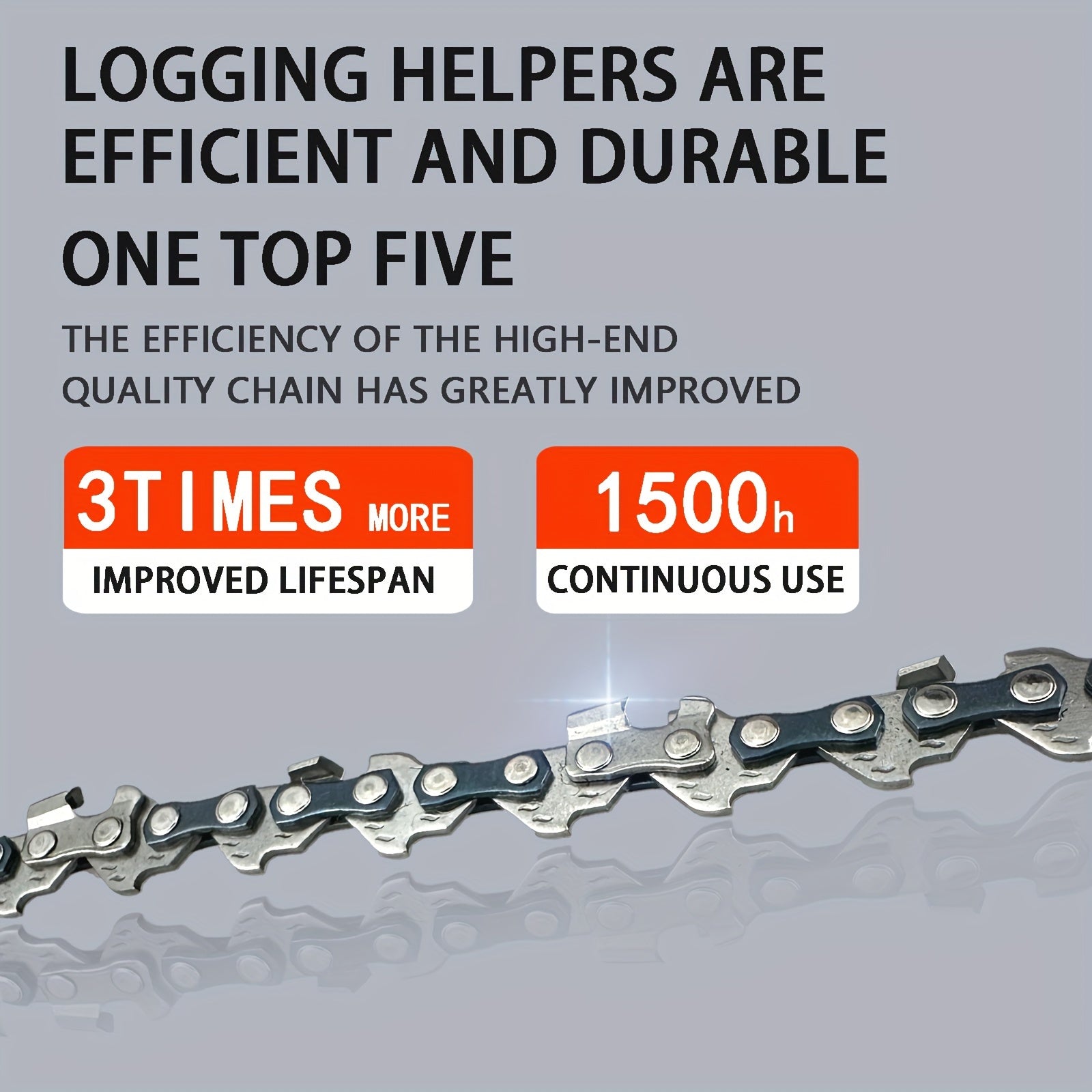 6-Inch Metal Chainsaw Chain 4-Pack High-Temperature Resistant Sharp Cutting Long-Lasting Wear for Logging and Wood Cutting