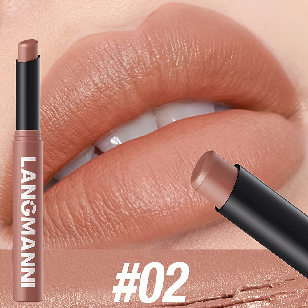 Унисекс вращающийся матовый красный помада для долговременного макияжа