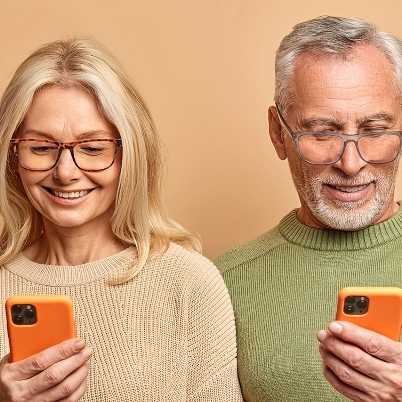 Очки для чтения экстра большого размера с широким полем зрения и рамкой на пружинных петлях для мужчин и женщин с пресбиопией.