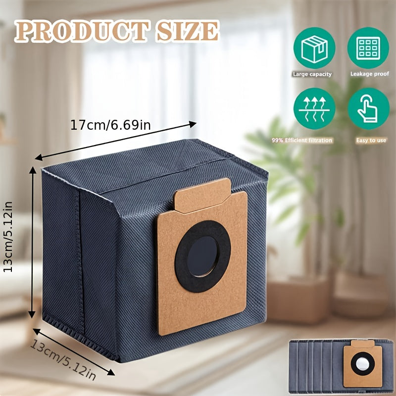 Eufy X8 Pro/X10 Pro Omni robot tozalagichi uchun 6 ta almashtirish chang sumkasi to'plami - Polga ulanish aksessuarlari kiritilgan