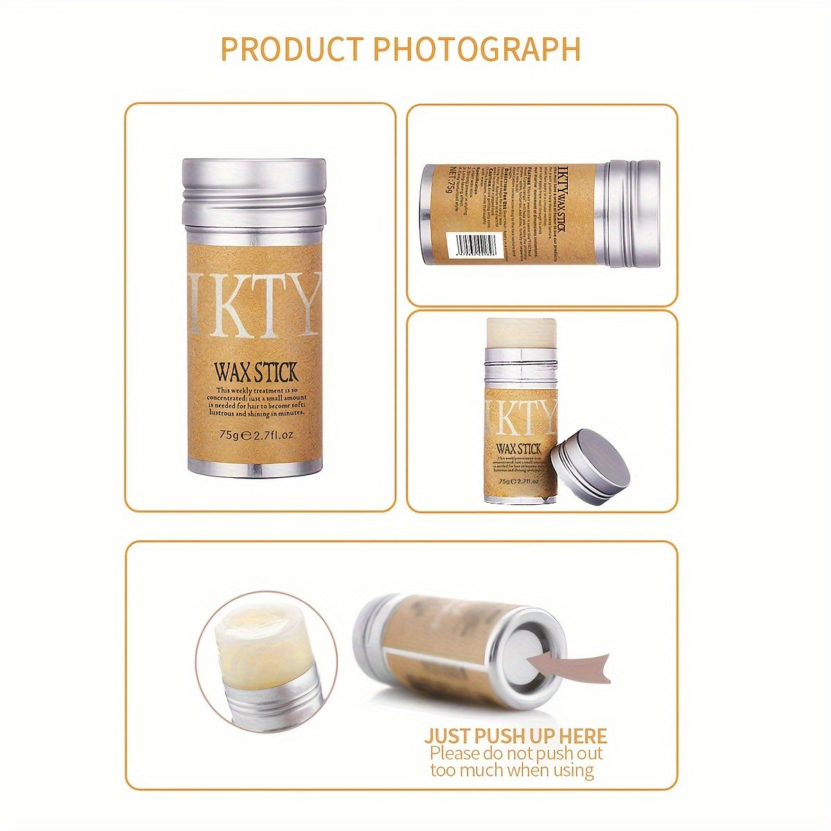 Sochni tozalash uchun 4 dona soch vax stiki va tar to'plami