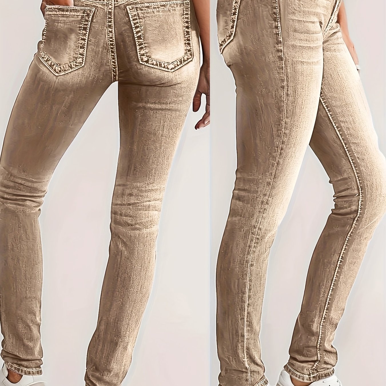 Women's Plus Size Stretchy Long Pants Casual Black Size 14-24