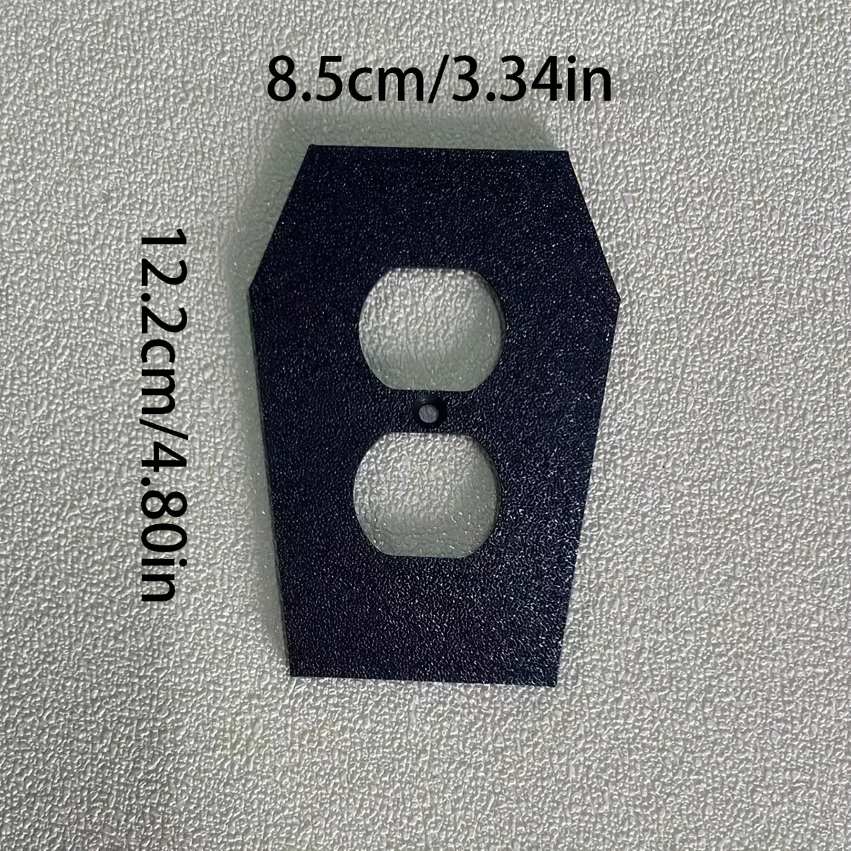 Gothic qabriston devor chirog'i, uylar va ofislar uchun oson o'rnatish uchun klassik qora dizayn.