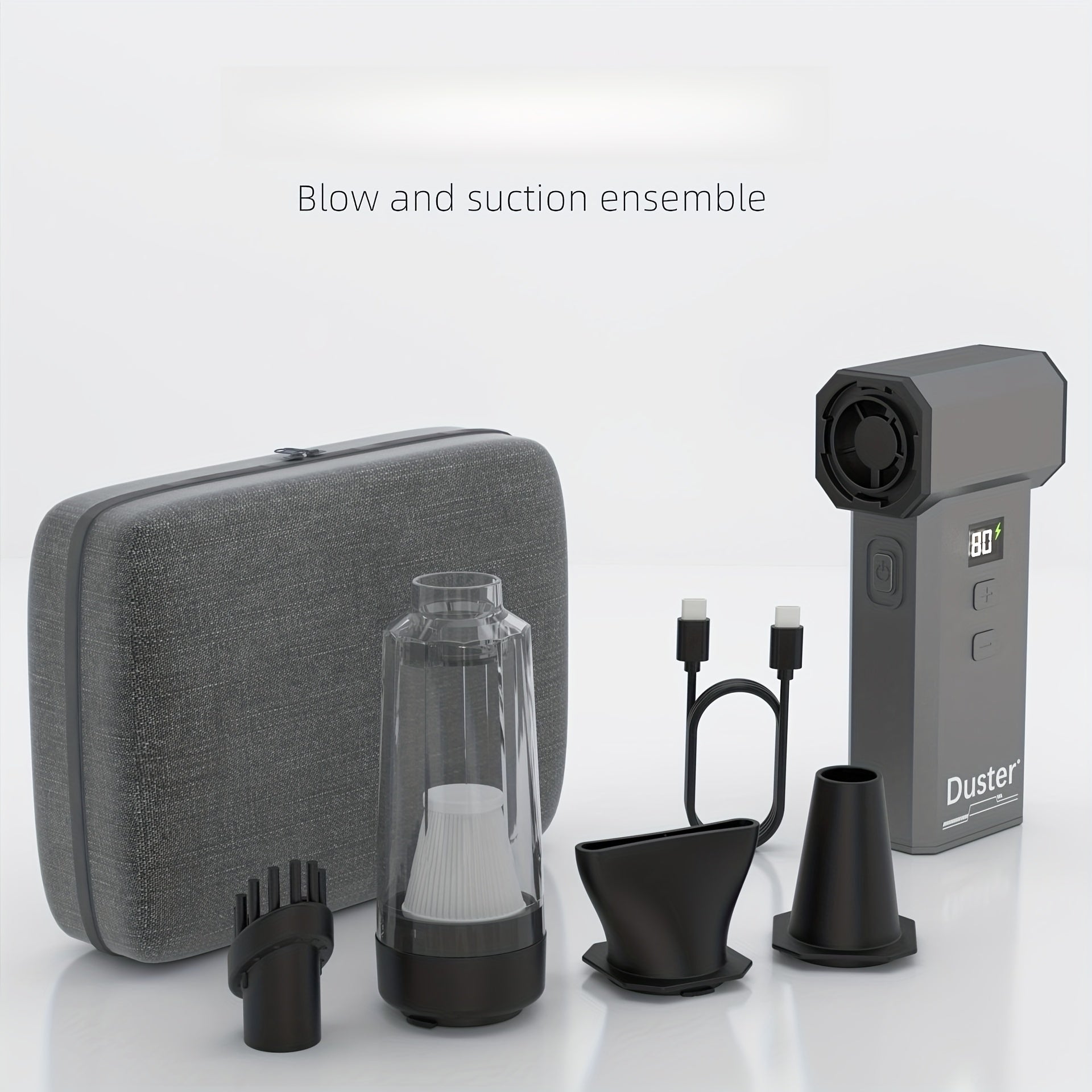 Портативный беспроводной турбированный вентилятор- blow для очистки клавиатуры и устройств