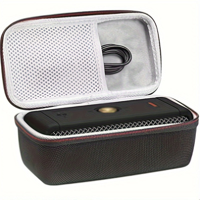 Qora EVA Media Tashkilotchisi Sumka, Yopiq Zipper bilan, Elektron Qurilmalar uchun Shokdan Himoyalangan va Akustik To'siq