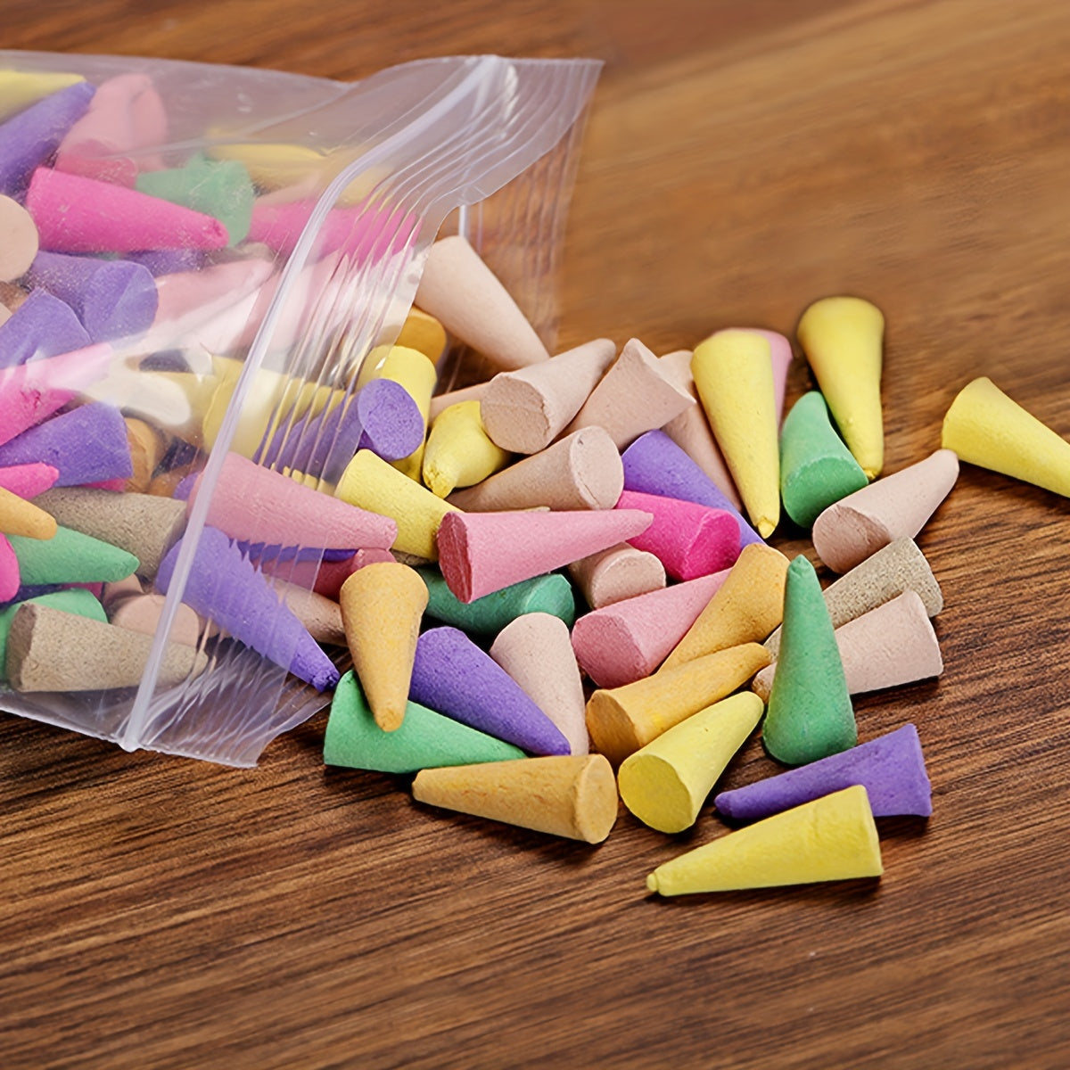 Natural Sandalwood and Rose Incense Cones for Aromatherapy Meditation and Home Decor