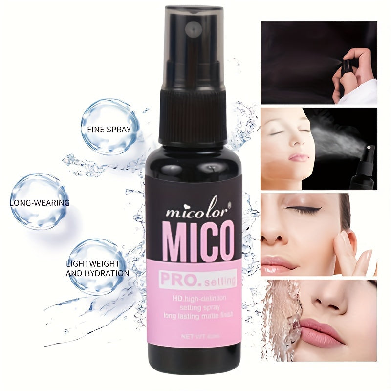 Makeup Set with Primer Base and Long-Lasting Setting Spray for Pore-Minimizing and Color Enhancement