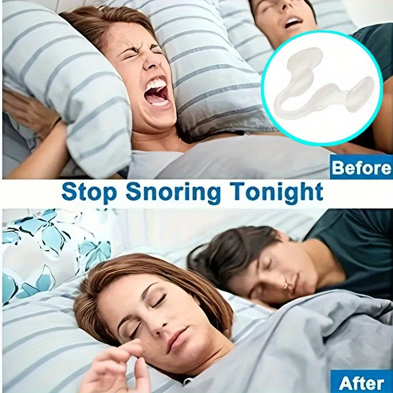 Uniseks qayta ishlatiladigan yumshoq burun dilatorlari, chinqirni kamaytirish va nafas olishni yaxshilash uchun