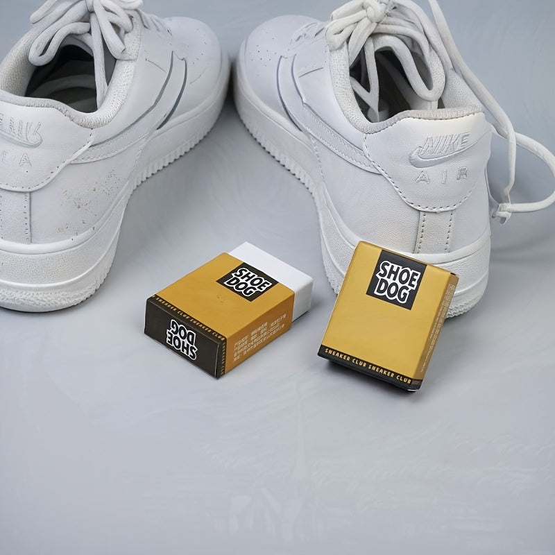 2Pcs Suede Leather Shoe Cleaner Rubber Eraser Non-Electric Stain Remover for Sneakers Clothing Glass Walls Floors Furniture