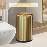 Boshliq bilan zanglamaydigan po'latdan yasalgan axlat qutisi, katta hajmli, oshxona, hammom, mehmonxona uchun