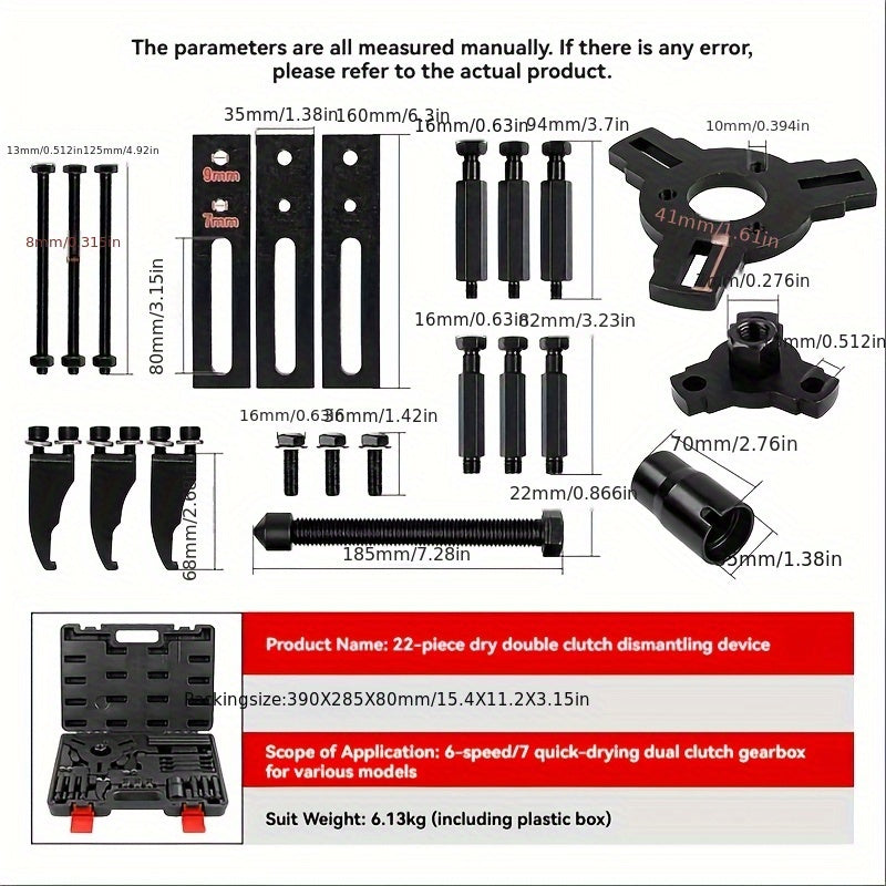 Set of 22pcs Transmission Clutch Tools for Installation and Removal