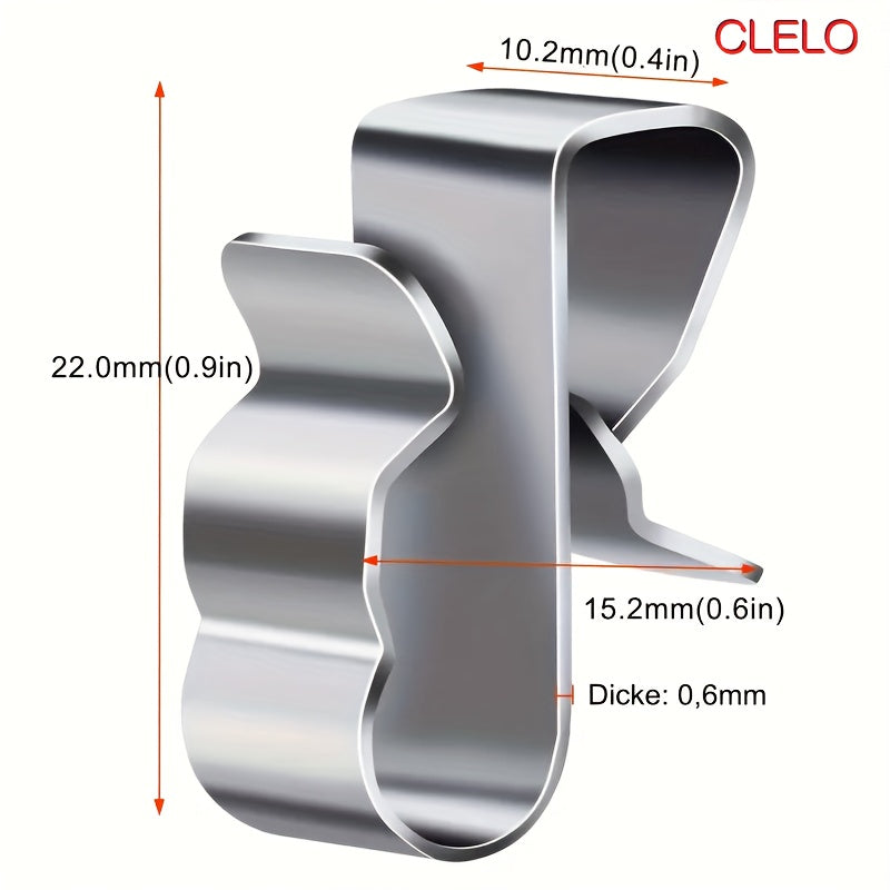 Stainless Steel Trailer Wire Clips Auto Boat Trailer Cable Clips Replacement Parts